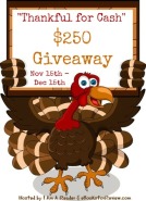 GIVEAWAY: Thankful for Cash $250 giveaway!
