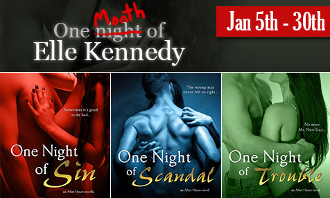 One month of Elle Kennedy - After Hours Series + GIVEAWAY!!