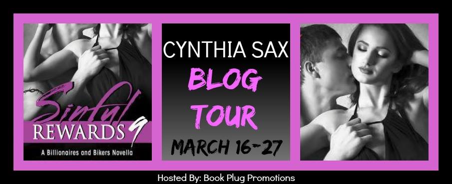Guest post with Author Cynthia Sax Author of Sinful Rewards 9 + GIVEAWAY!