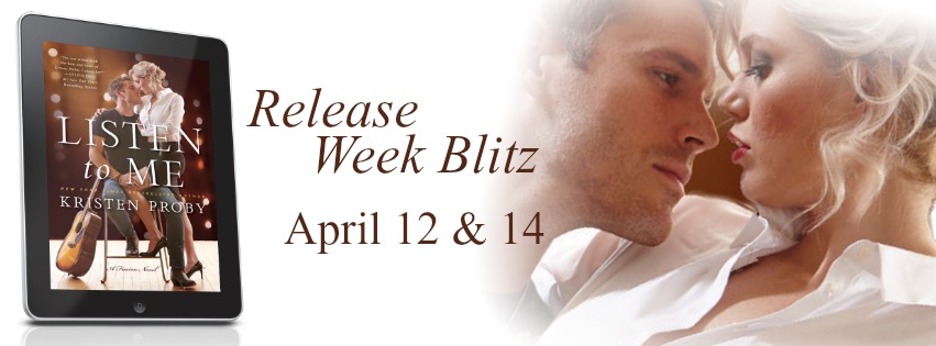 Release day: Listen to me by Kristen Proby + giveaway
