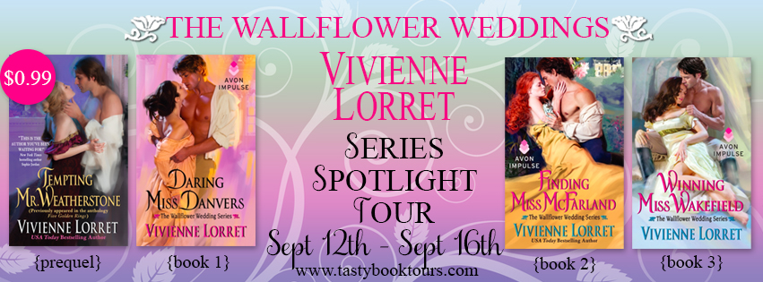 Q&A and Giveaway: The Wallflower Weddings Series by Vivienne Lorret