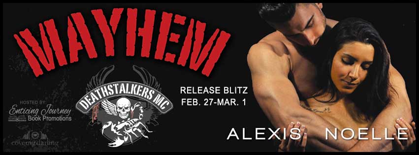 Release Day and Review: Mayhem by Alexis Noelle | A Fortress of Books