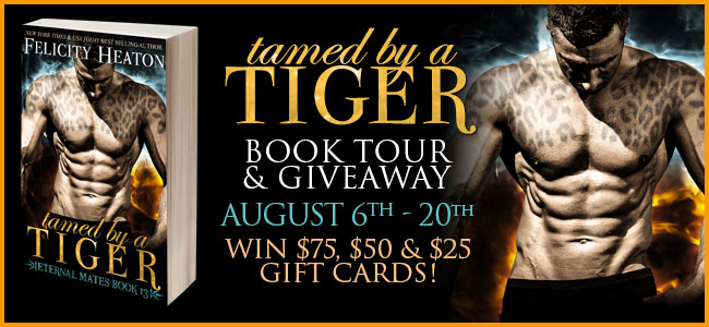 Blog Tour and giveaway: Tamed by a Tiger by Felicity Heaton