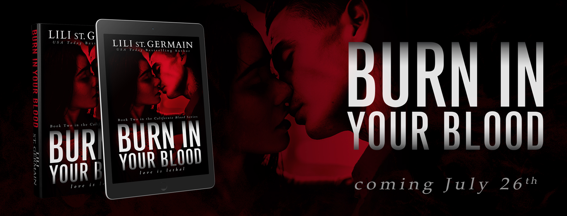 Cover Reveal: Burn In Your Blood by Lili St. Germain