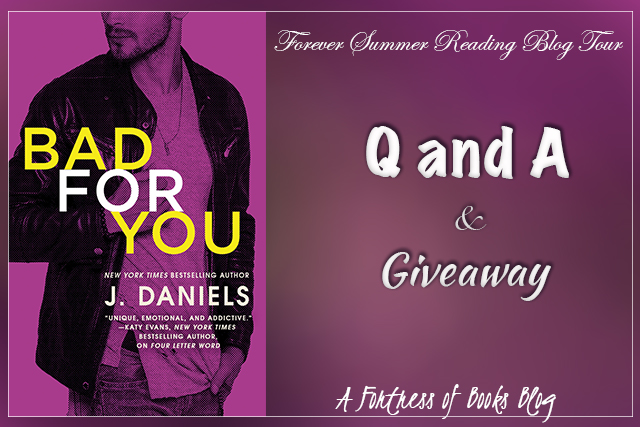 Summer Q&A with Author J. Daniels and a Giveaway