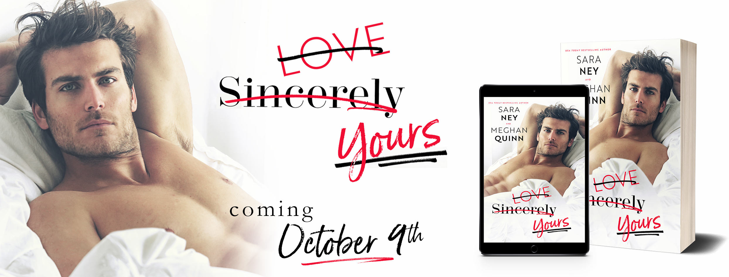 Cover Reveal: Love Sincerely Yours by Sara Ney and Meghan Quinn