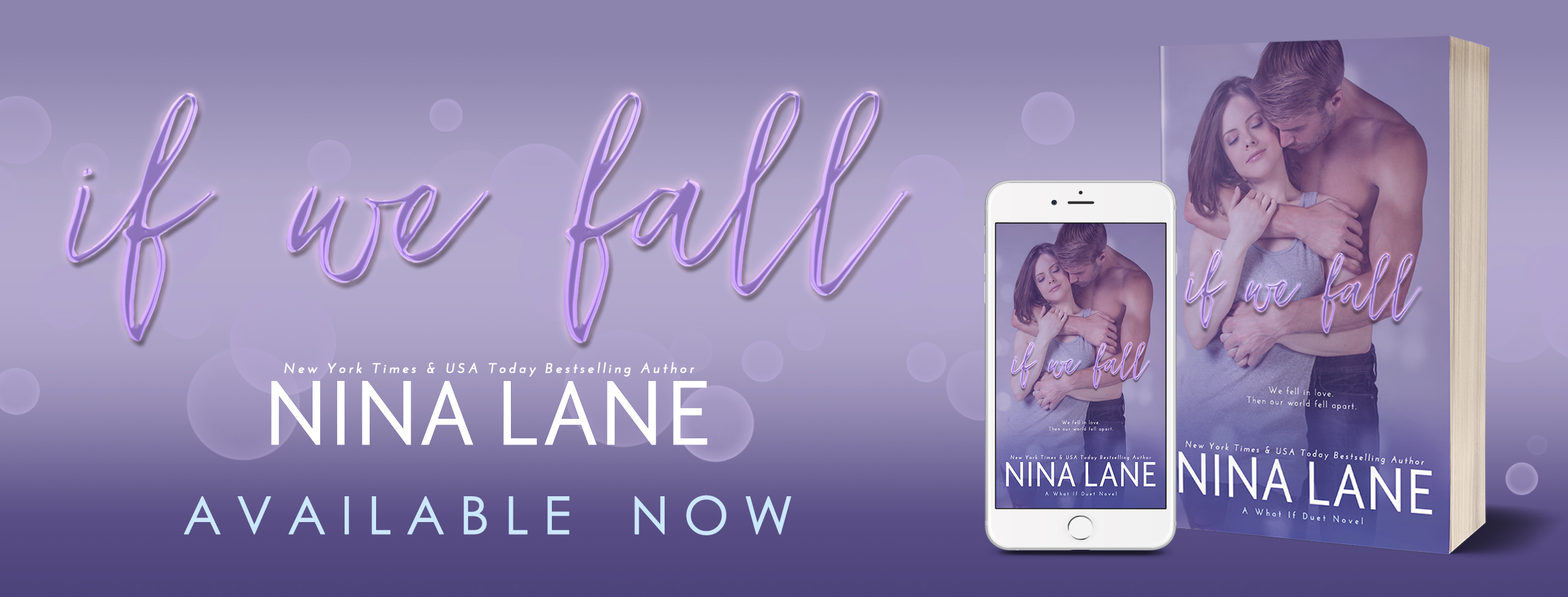 Review and Excerpt: If We Fall by Nina Lane