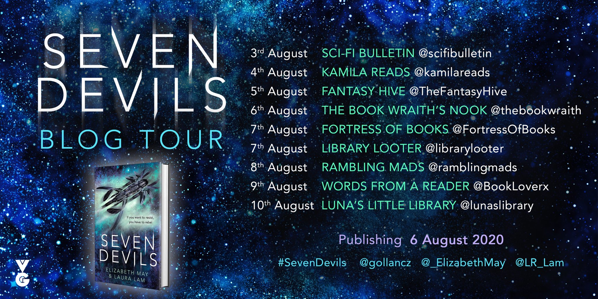 ✶Blog Tour✶ Review: Seven Devils by Elizabeth May and Laura Lam